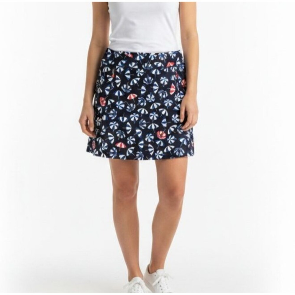 Ralph Lauren RLX Golf Skort Women Small Umbrella Blue Shorts Skirt Pickleball